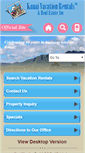 Mobile Screenshot of kauaivacationrentals.com